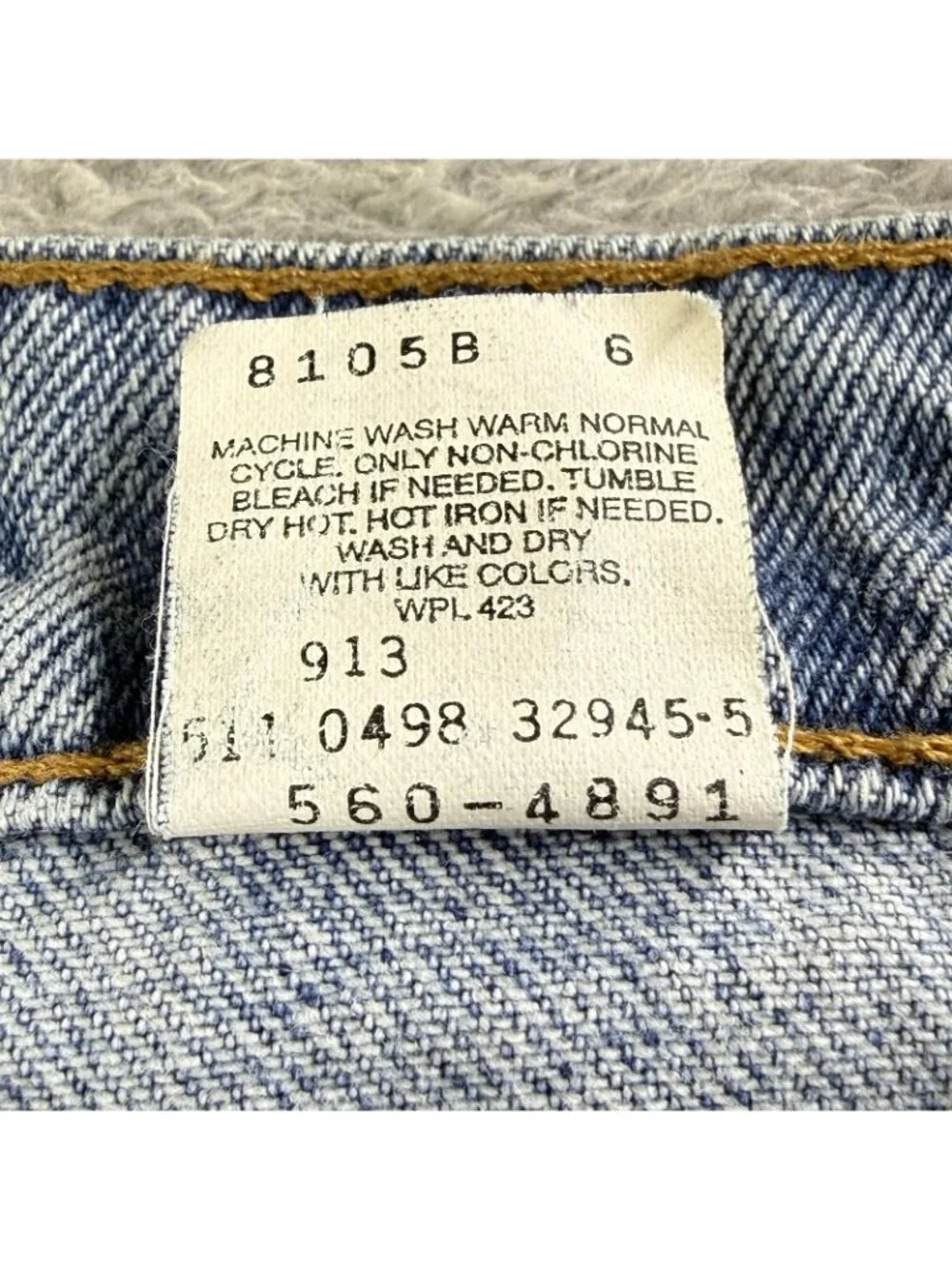 Vintage Levis 560 Jeans Mens 34x34 Blue Loose Tapered Zip Fly Made In USA 90s